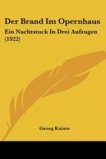 Der Brand Im Opernhaus: Ein Nachtstuck In Drei Aufzugen (1922)