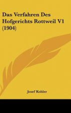 Das Verfahren Des Hofgerichts Rottweil V1 (1904)