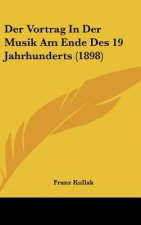Der Vortrag in Der Musik Am Ende Des 19 Jahrhunderts (1898)