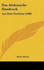 Das Altdeutsche Handwerk: Aus Dem Nachlass (1908)