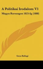 A Politikai Irodalom V1: Magya Rorszagon 1825-Ig (1888)