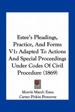 Estee's Pleadings, Practice, And Forms V1: Adapted To Actions And Special Proceedings Under Codes Of Civil Procedure (1869)