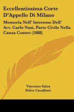 Eccellentissima Corte D'Appello Di Milano: Memoria Nell' Interesse Dell' Avv. Carlo Nasi, Parte Civile Nella Causa Contro (1888)