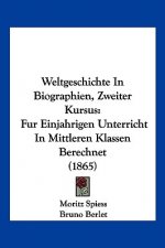 Weltgeschichte In Biographien, Zweiter Kursus: Fur Einjahrigen Unterricht In Mittleren Klassen Berechnet (1865)