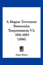 A Magyar Torvenytar Beturendes Targymutatoja V2: 1881-1885 (1886)