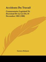 Accidents Du Travail: Commentaire Legislatif Et Doctrinal de La Loi Du 24 Decembre 1903 (1906)