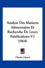 Analyse Des Matieres Alimentaires Et Recherche de Leurs Falsifications V1 (1904)