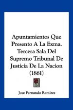 Apuntamientos Que Presento A La Exma. Tercera Sala Del Supremo Tribunal De Justicia De La Nacion (1861)