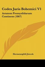 Codex Juris Bohemici V1: Aetatem Premyslidarum Continens (1867)