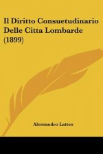 Il Diritto Consuetudinario Delle Citta Lombarde (1899)