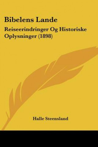 Bibelens Lande: Reiseerindringer Og Historiske Oplysninger (1898)