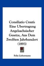 Consiliatio Cnuti: Eine Ubertragung Angelsachsischer Gesetze, Aus Dem Zwolften Jahrhundert (1893)