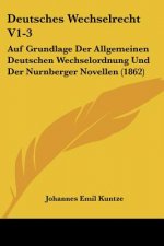 Deutsches Wechselrecht V1-3: Auf Grundlage Der Allgemeinen Deutschen Wechselordnung Und Der Nurnberger Novellen (1862)