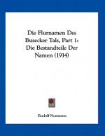 Die Flurnamen Des Busecker Tals, Part 1: Die Bestandteile Der Namen (1914)