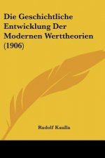 Die Geschichtliche Entwicklung Der Modernen Werttheorien (1906)