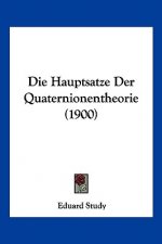 Die Hauptsatze Der Quaternionentheorie (1900)