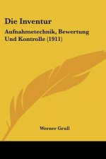 Die Inventur: Aufnahmetechnik, Bewertung Und Kontrolle (1911)