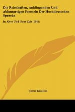 Die Reimhaften, Anklingenden Und Ablautartigen Formeln Der Hochdeutschen Sprache: In Alter Und Neur Zeit (1841)