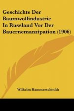Geschichte Der Baumwollindustrie in Russland VOR Der Bauernemanzipation (1906)