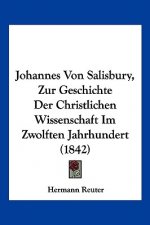 Johannes Von Salisbury, Zur Geschichte Der Christlichen Wissenschaft Im Zwolften Jahrhundert (1842)