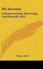 Die Inventur: Aufnahmetechnik, Bewertung Und Kontrolle (1911)