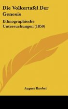 Die Volkertafel Der Genesis: Ethnographische Untersuchungen (1850)