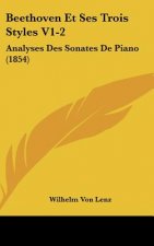 Beethoven Et Ses Trois Styles V1-2: Analyses Des Sonates de Piano (1854)