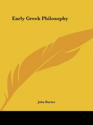 Early Greek Philosophy