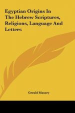 Egyptian Origins in the Hebrew Scriptures, Religions, Language and Letters