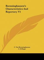 Boenninghausen's Characteristics and Repertory V1