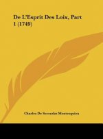 de L'Esprit Des Loix, Part 1 (1749)