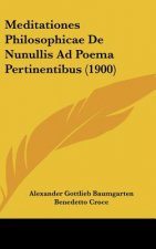 Meditationes Philosophicae de Nunullis Ad Poema Pertinentibus (1900)