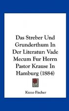 Das Streber Und Grunderthum in Der Literatur: Vade Mecum Fur Herrn Pastor Krause in Hamburg (1884)