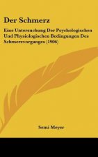 Der Schmerz: Eine Untersuchung Der Psychologischen Und Physiologischen Bedingungen Des Schmerzvorganges (1906)