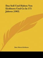 Das Soll Und Haben Von Eichborn Und Co in 175 Jahren (1903)