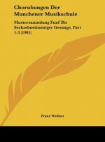 Chorubungen Der Munchener Musikschule: Mustersammlung Funf Bis Sechzehnstimmiger Gesange, Part 1-3 (1905)