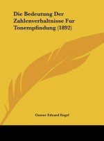Die Bedeutung Der Zahlenverhaltnisse Fur Tonempfindung (1892)