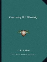 Concerning H.P. Blavatsky