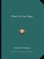 What's in Your Name
