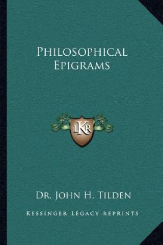 Philosophical Epigrams