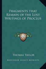 Fragments That Remain of the Lost Writings of Proclus