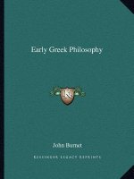 Early Greek Philosophy