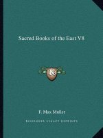 Sacred Books of the East V8