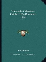 Theosophist Magazine October 1924-December 1924