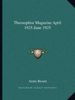 Theosophist Magazine April 1925-June 1925