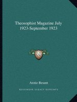 Theosophist Magazine July 1923-September 1923