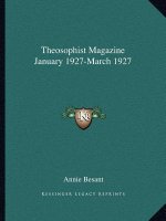 Theosophist Magazine January 1927-March 1927
