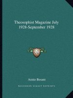 Theosophist Magazine July 1928-September 1928
