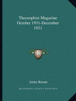 Theosophist Magazine October 1931-December 1931