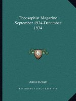 Theosophist Magazine September 1934-December 1934
